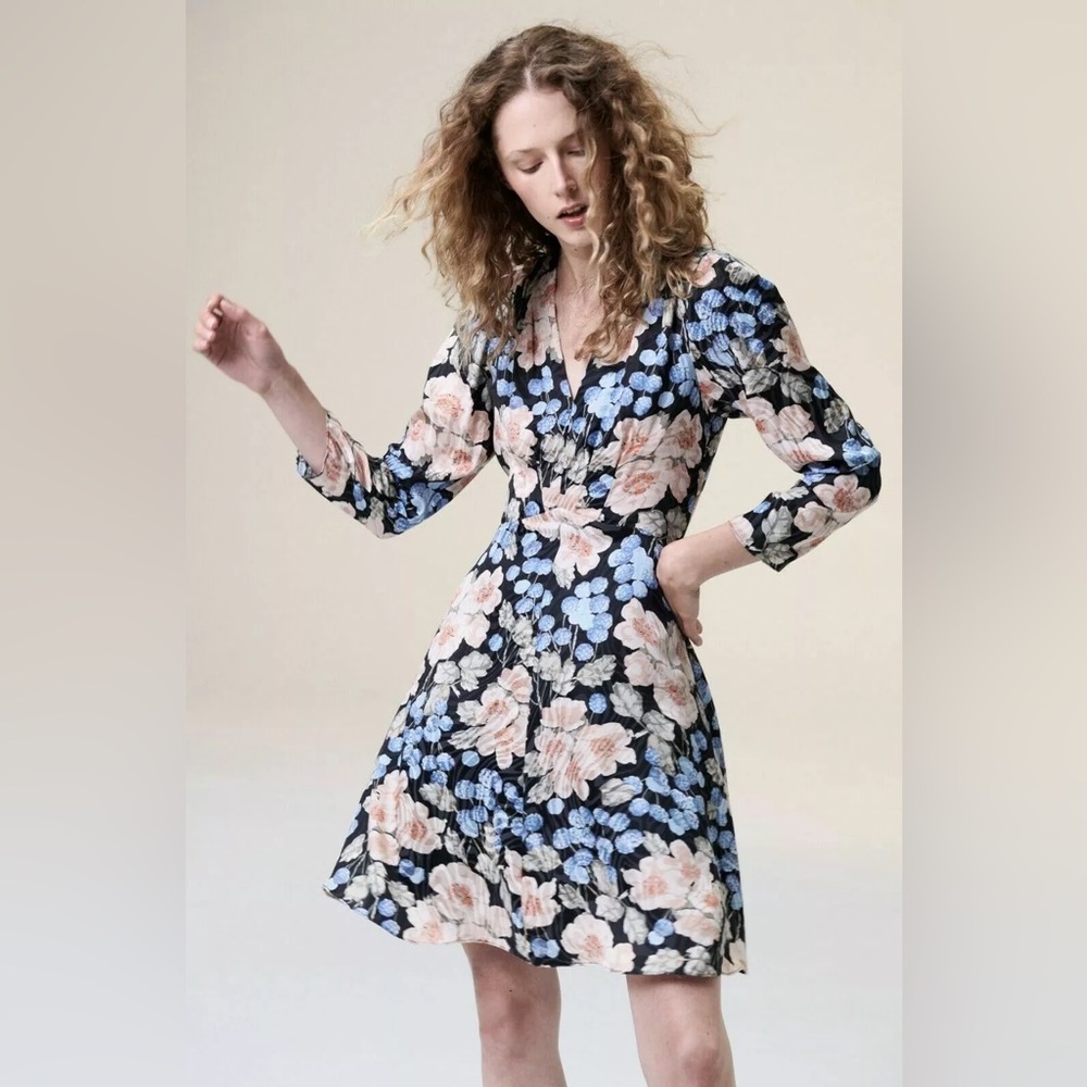 Rebecca Taylor Silk Floral Dress